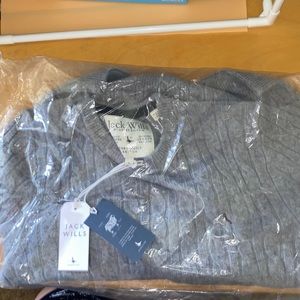 Jack Wills men’s: small, grey knitted sweater, never worn